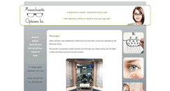 Desktop Screenshot of massopticiansinc.com